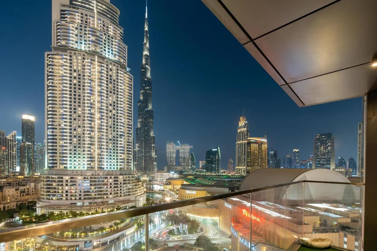 Апартаменты Boulevard Point 2Br Luxury, Full View Of Burj, Connected To Dubai Mall ОАЭ