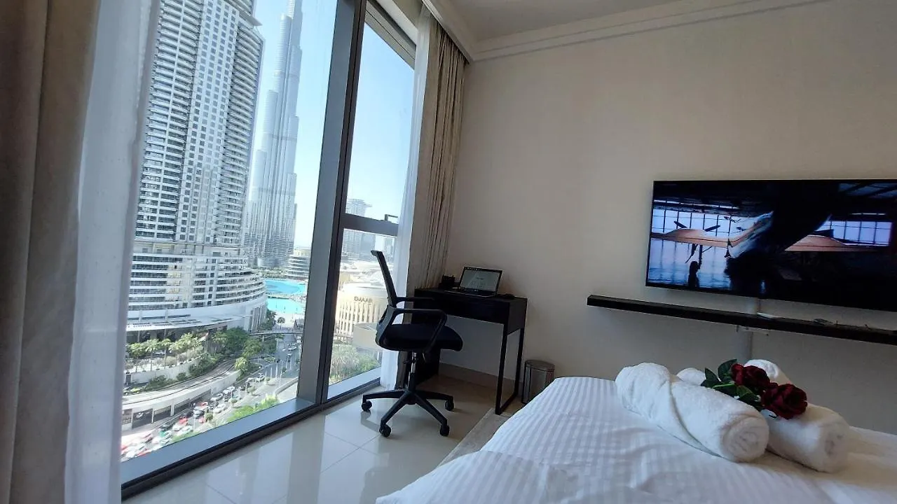 Апартаменты Boulevard Point 2Br Luxury, Full View Of Burj, Connected To Dubai Mall ОАЭ